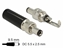 Attēls no Delock Connector DC 5.5 x 2.5 mm with 9.5 mm length male