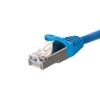 Picture of NetRack patchcord RJ45, osłonka zalewana, kat. 5e FTP, 3m niebieski (BZPAT3FB)