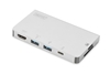 Picture of DIGITUS Dockingstation USB3.0/C 6Port Travel Dock 4K silber