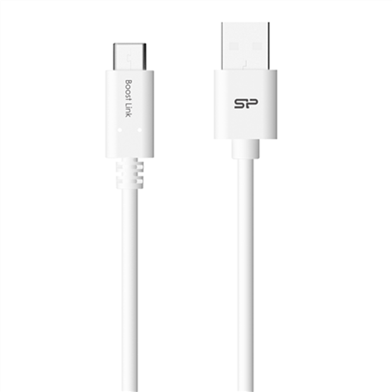 Изображение Silicon Power cable USB-C 1m, white (LK10AC)