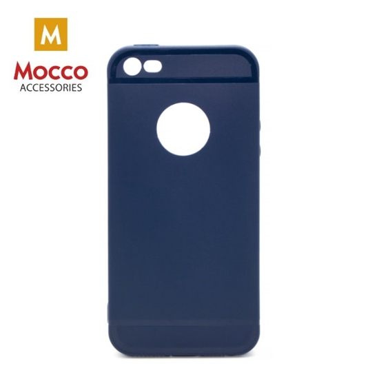 Picture of Mocco Trendy Fit Silicone Back Case for Apple iPhone X / XS Blue