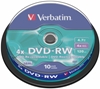 Изображение Matricas DVD-RW SERL Verbatim 4.7GB 4x 10 Pack Spindle