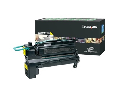 Изображение Lexmark C792A1YG toner cartridge 1 pc(s) Original Yellow