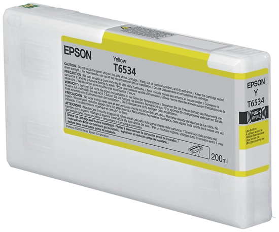 Picture of Epson ink cartridge yellow T 653 200 ml              T 6534