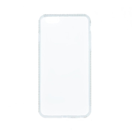 Изображение Beeyo Diamond Frame Silicone Back Case For Samsung G920 Galaxy S6 Transparent - White
