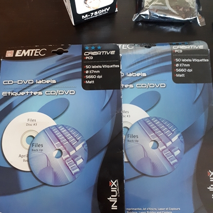 Attēls no EMTEC CD etiķetes tintes un lāzera printeriem, PCD 50 , EKSPPCD