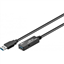 Attēls no Kabel USB Goobay USB-A - USB-A 5 m Czarny (95727)