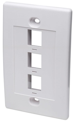 Изображение Intellinet 163309 wall plate/switch cover White