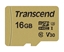 Изображение Transcend microSDHC 500S    16GB Class 10 UHS-I U3 V30 + Adapter