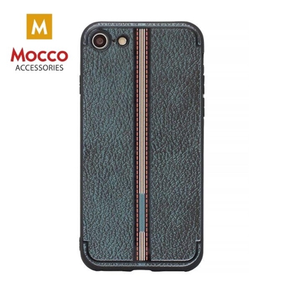 Изображение Mocco Trendy Grid And Stripes Silicone Back Case for Apple iPhone X / XS Black (Pattern 3)