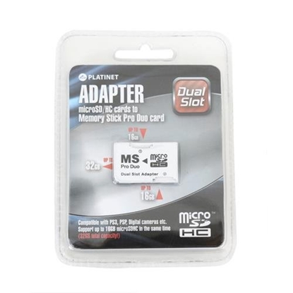 Picture of Platinet PMAMS SIM/memory card adapter Flash card adapter