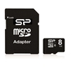 Picture of Silicon Power memory card microSDHC 8GB Class 10 + adapter