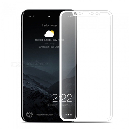 Picture of Swissten Ultra Durable 3D Full Face Tempered Glass Apple iPhone X / XS White