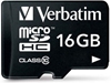 Изображение Verbatim microSDHC          16GB Class 10 UHS-I incl Adapt. 44082