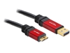 Изображение Delock Cable USB 3.0-A  micro-B male  male 3 m  Premium