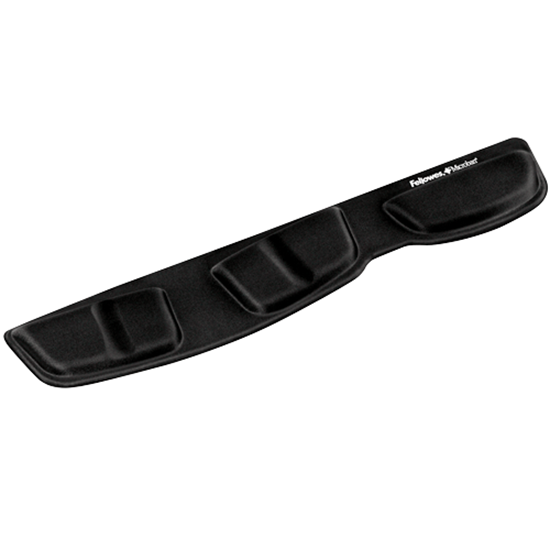 Picture of Fellowes Health-V Fabrik Keyboard Palm Support Black