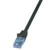 Picture of LogiLink RJ-45/RJ-45, kat.6A, U/UTP, czarny, 0.25m (CP3013U)