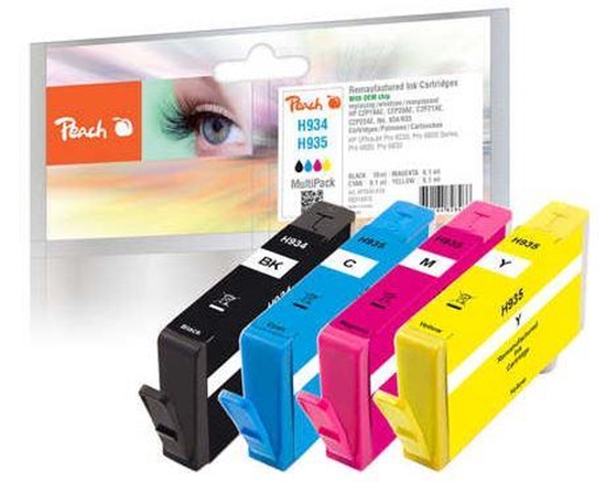 Picture of Peach 319477 ink cartridge Black, Cyan, Magenta, Yellow