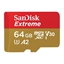 Изображение Karta SanDisk Extreme MicroSDXC 64 GB Class 10 UHS-I/U3 A2 V30 (SDSQXA2-064G-GN6AA)