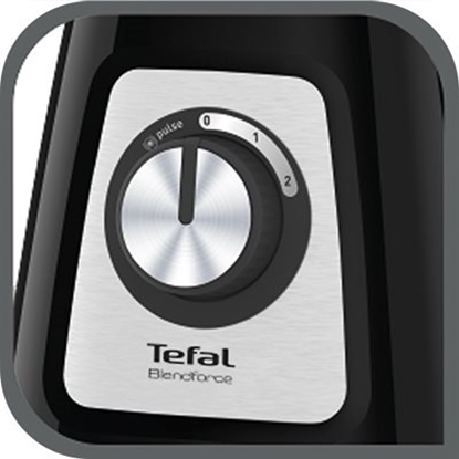 Picture of Tefal BlendForce II BL4358 blender 1.25 L Tabletop blender 800 W Black, Brushed steel