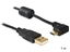 Изображение Delock Cable USB-A male  USB micro-B male angled 90 left  right