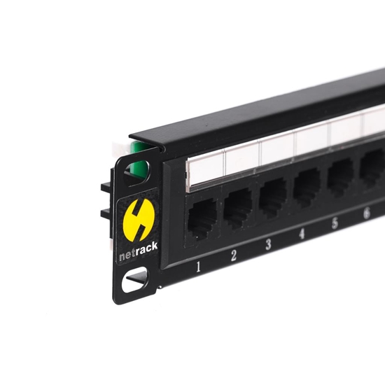 Изображение NetRack Patch panel 10'' 12-portów Kat. 5e UTP (104-14)