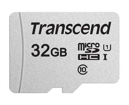 Attēls no Transcend microSDHC 300S-A  32GB Class 10 UHS-I U1