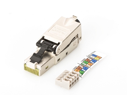 Attēls no DIGITUS Stecker RJ45 Cat6a zur Feldkonfektionierung