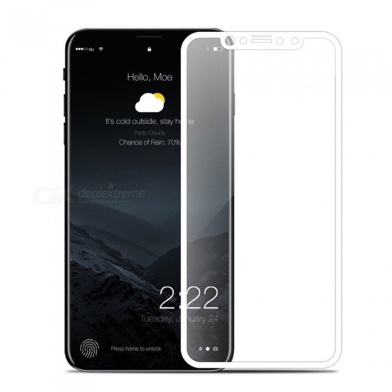 Picture of Swissten Ultra Durable 3D Japanese Tempered Glass Premium 9H Screen Protector Apple iPhone XS Max White