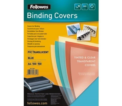 Attēls no Fellowes Binding Covers A4 Clear PVC   150 Mikron