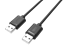 Attēls no Kabel USB Unitek USB-A - USB-A 1.5 m Czarny (Y-C442GBK)