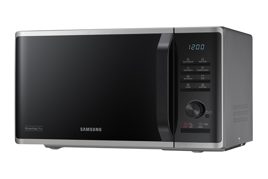 Picture of Samsung MG23K3515AS microwave Countertop Grill microwave 23 L 800 W Black, Silver