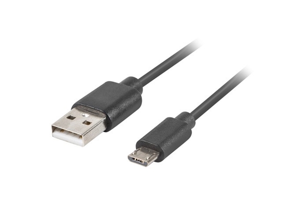 Изображение Kabel USB micro BM - AM 2.0 1m czarny QC 3.0 