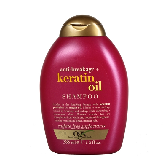 Picture of Šampūns OGX pret lūšanu+keratin eļļa 385ml