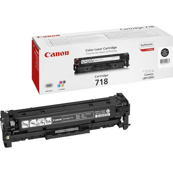 Picture of Canon CRG-718 Bk toner cartridge 1 pc(s) Original Black