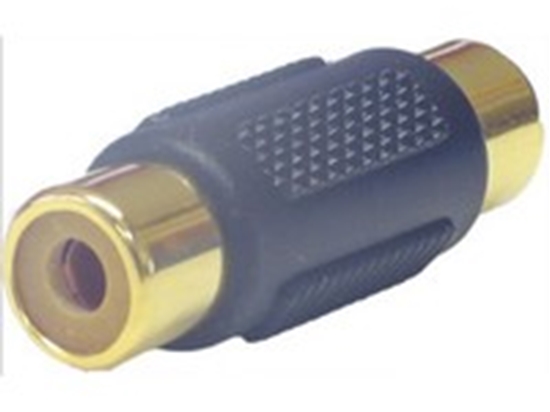 Picture of Adapter AV MicroConnect RCA (Cinch) - RCA (Cinch) czarny (AUDAGG)