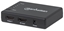 Picture of Manhattan HDMI Splitter 4-Port (Compact), 4K@30Hz, Displays output from x1 HDMI source to x4 HD displays (same output to four displays), AC Powered (cable 0.7m), Black, Three Year Warranty, Retail Box