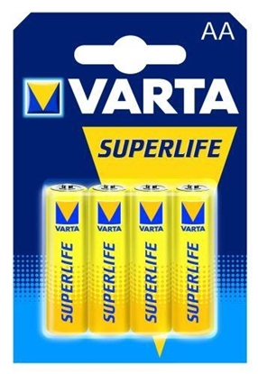 Изображение Baterija Varta AA SuperLife Zinc Carbon 4 Pack