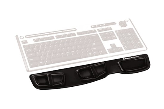 Picture of Fellowes 9183201 wrist rest Gel, Polyurethane Black