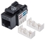 Picture of Intellinet Keystone Jack, Cat6, UTP, Punch-down, Black