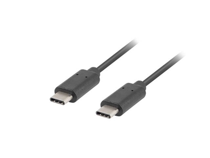 Attēls no Kabel USB-C M/M 2.0 1m czarny 