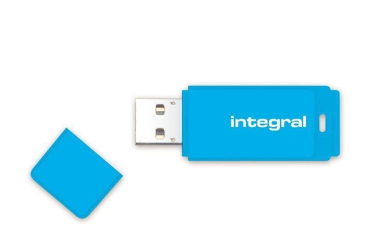 Picture of Integral 32GB USB2.0 DRIVE NEON BLUE USB flash drive USB Type-A 2.0