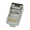 Picture of MP0003 | CAT5e Modular PlugSuitable for 8P8C Round CableConnector shieldedGold-plated contacts