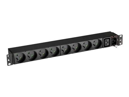 Attēls no Eaton FlexPDU 8 FR power distribution unit (PDU) 9 AC outlet(s) 1U Black