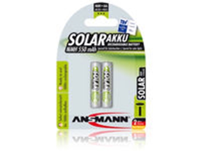 Attēls no 1x2 Ansmann maxE NiMH rech.bat. Micro AAA 550 mAh SOLAR