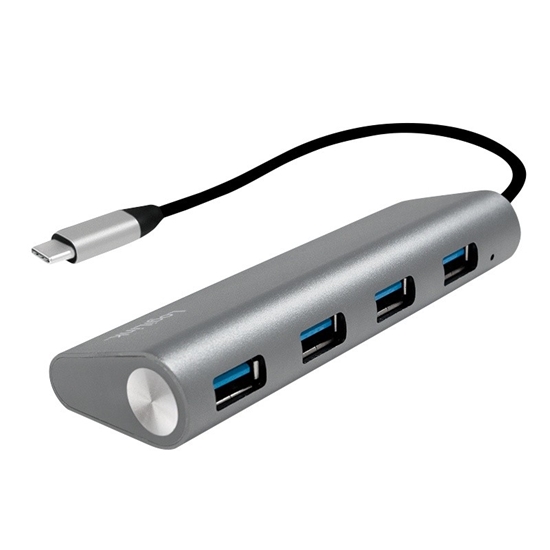 Picture of Hub 4xUSB 3.1, USB-C, aluminiowa obudowa 