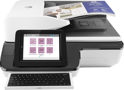 Picture of HP ScanJet Enterprise Flow N9120 fn2 Scanner/Document Workstation- A3 Color 600dpi, Flatbed/Sheetfeed Scanning, Automatic Document Feeder, Auto-Duplex, OCR/Scan to Text, 120ppm, 20000 pages per day