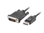 Изображение Kabel DisplayPort - DVI-D(24+1) M/M 1m czarny 