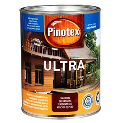 Изображение Antiseptiķis Pinotex Ultra 1l sarkankoks