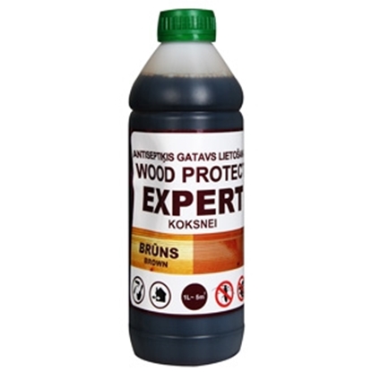 Attēls no Antiseptiķis WOOD PROTECT EXPERT brūns 1l